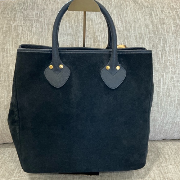GUCCI VINTAGE Suede Handbag w/COA and Dustbag! - Picture 13 of 15